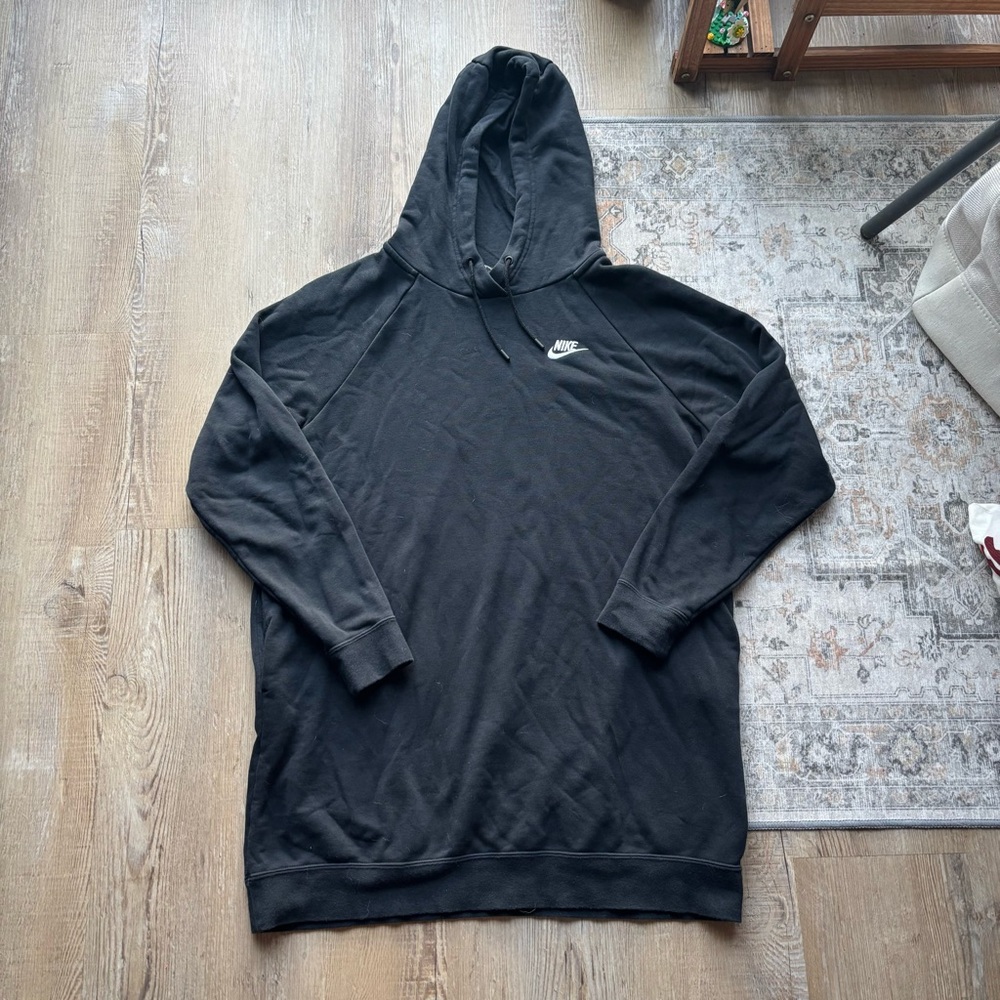 Nike Women's Black Hoodie Dress/Tunic